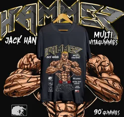 Anime T Shirt Jack Hanma Baki hanman Yuujirou Son of Ogre anime manga