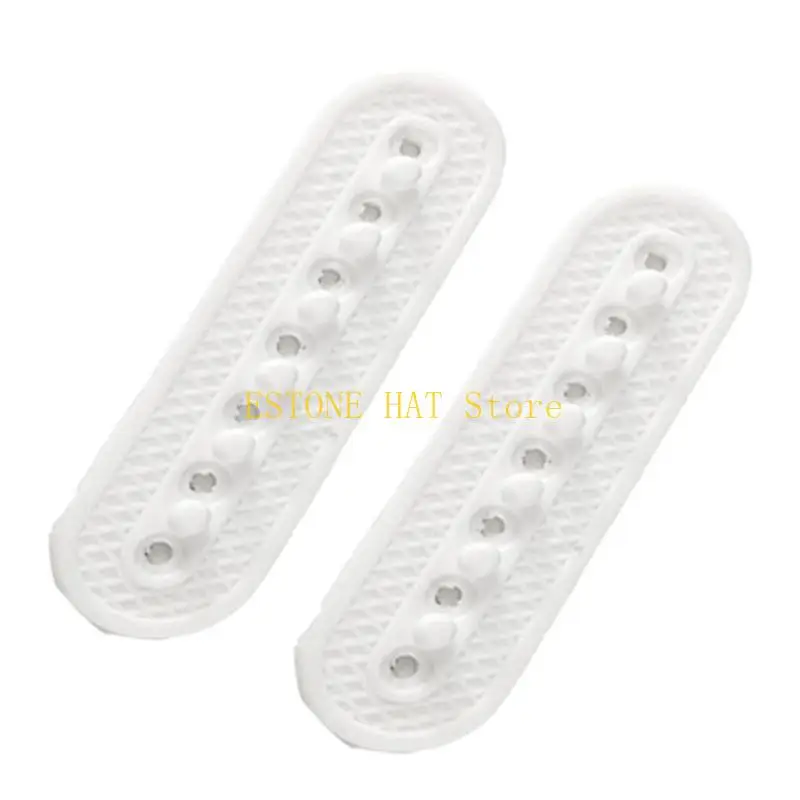 49MF 7 Hole Silicone Adjustable Fastener Hat Size Extenders Snapbacks Strap