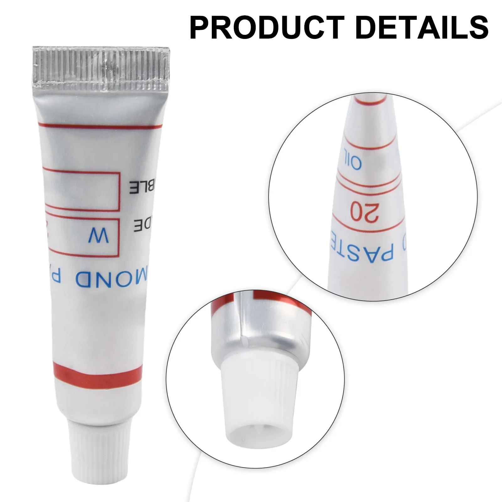 1Pcs 5g Diamond Abrasive Pastes W0.5 ~40 Grit 320~10000 Diamond Polishing Lapping Glass Metal Grinding Polishing Abrasive Tools
