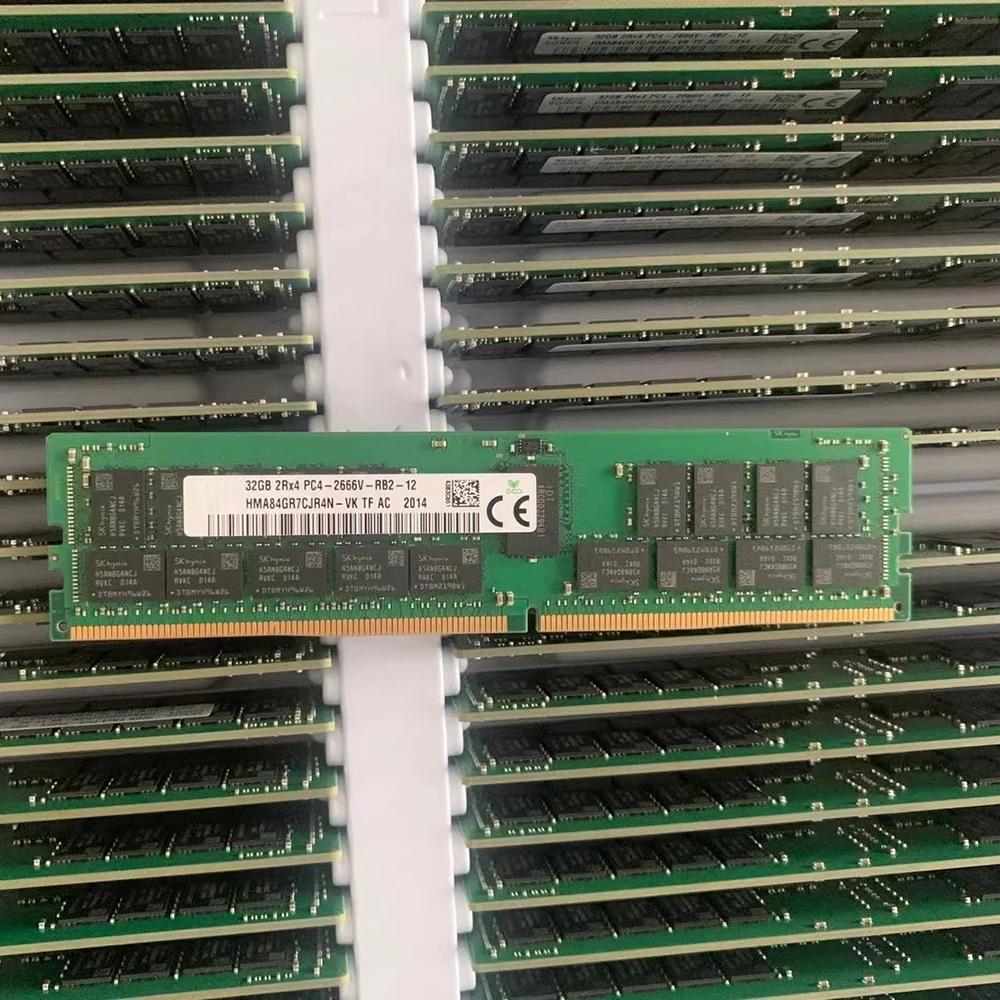 1PCS  HMA84GR7CJR4N-VK 32G 2R×4 PC4-2666V DDR4 ECC REG For SKhynix Server Memory