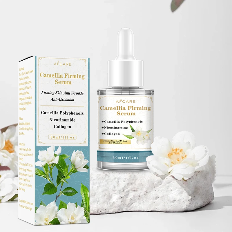 Camellia Firming Face Cream Anti-Falten-Essenz Reduziert feine Linien Feuchtigkeitsspendend Leicht absorbiert Coenzym Q10 Anti-Aging-Hautpflege – Detail 5