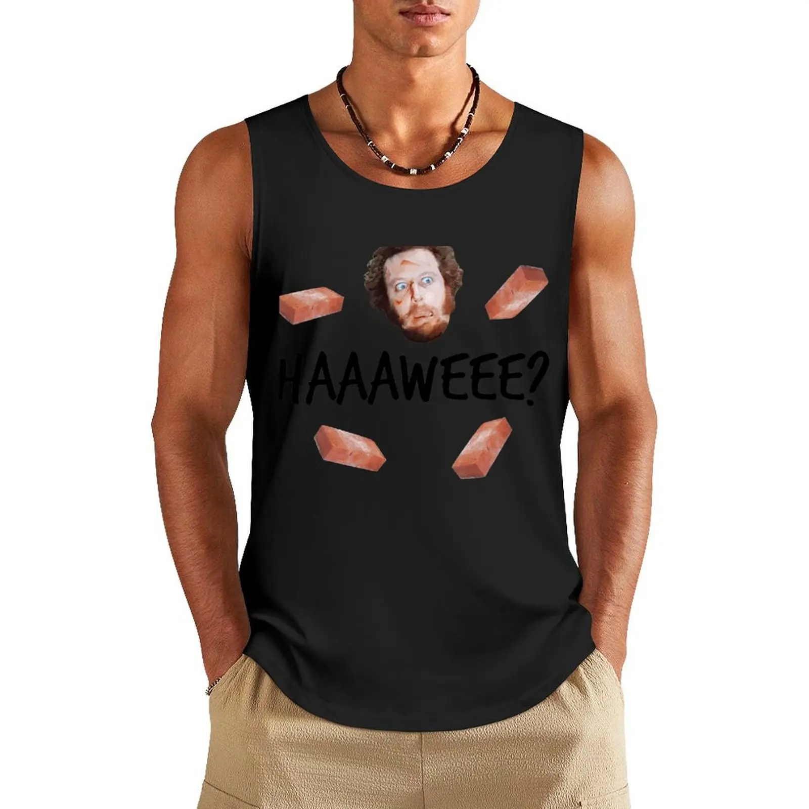 

Home Alone Shirt - Marv Haaawee! - Funny Wet Bandits T-Shirt - Suck Brick Kid Tank Top sports vest T-shirt sports