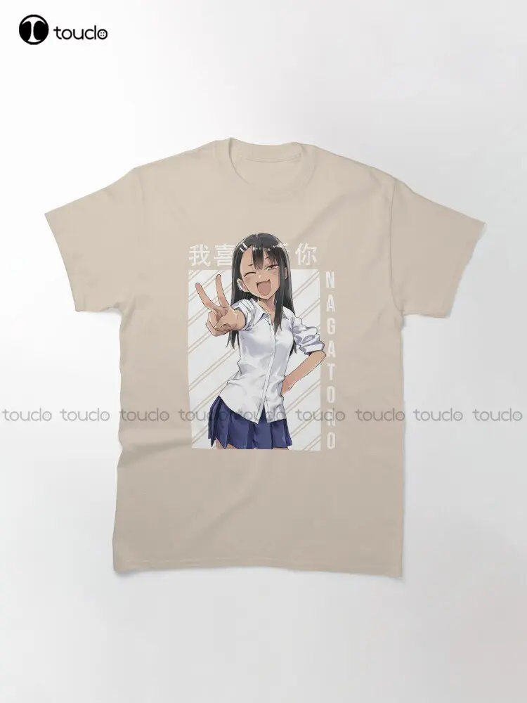 Don'T Toy With Me Miss Nagatoro Classic T-Shirt Oversized Tshirt Custom Aldult Teen Unisex Digital Printing Tee Shirts Xs-5Xl