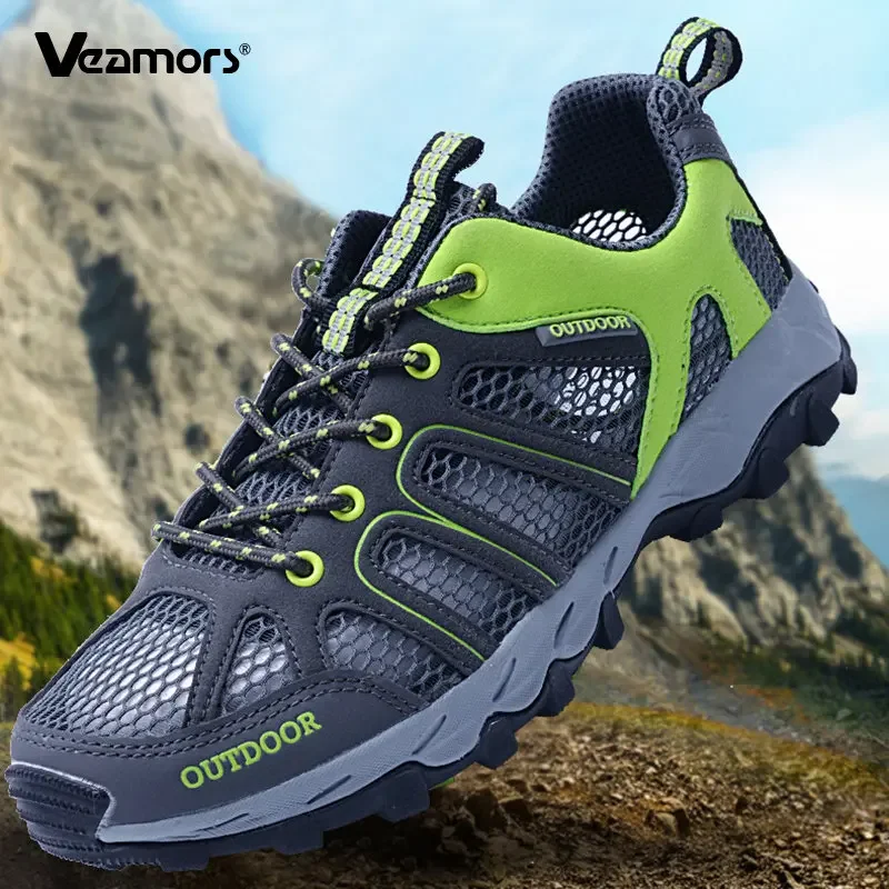 

Trekking Hiking Shoes Women Men Climbing Outdoor Sports Breathable Damping Durable Non Slip Unisex Sneakers High Quality