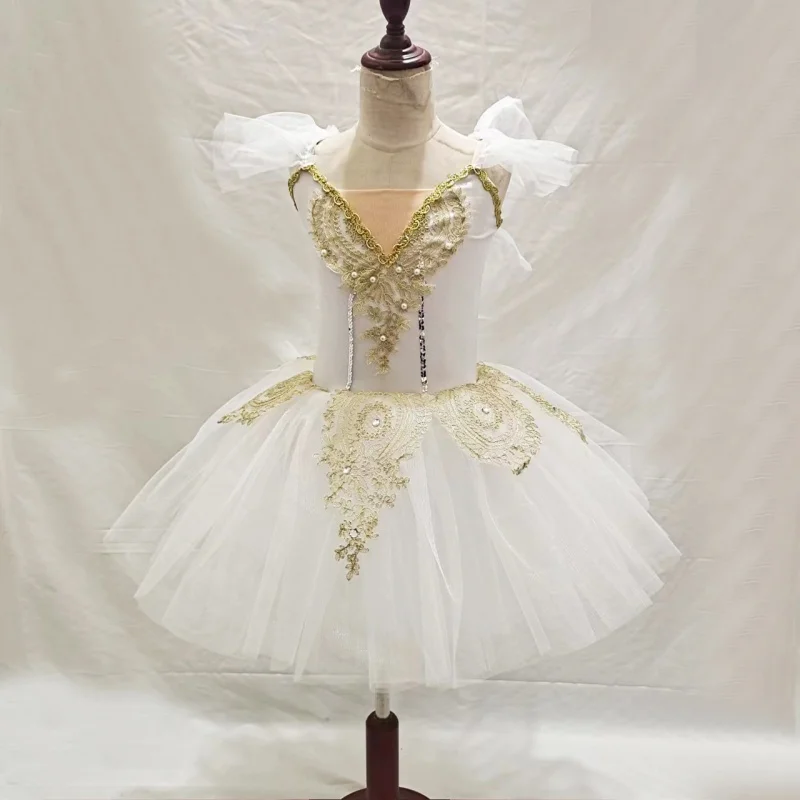 

PD07036 Girls Ballet Tutu Dress Kids Dance Costume for Stage Performance and Daily Practice