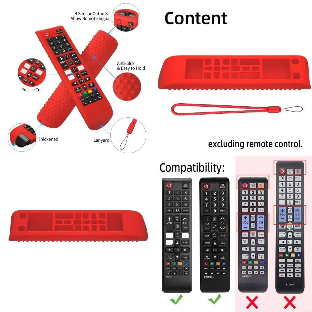 103F Customizable Fit Silicone Remote Case Resilient And Washable Guard,Preserves Remotes Lifespans For 01315A Remote