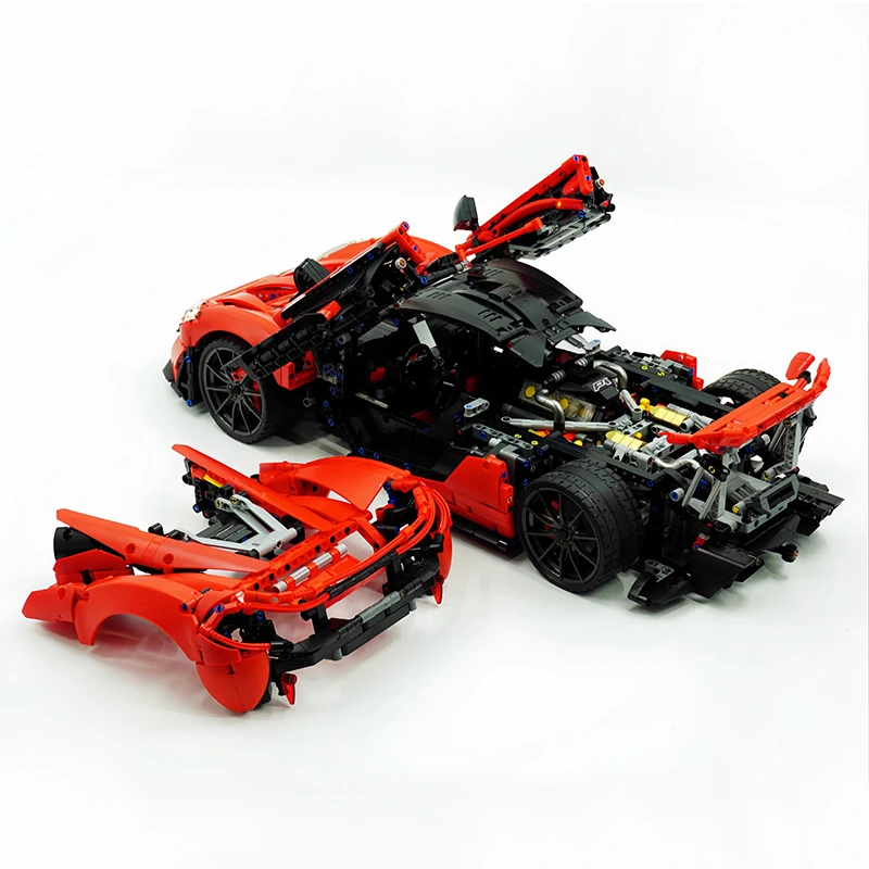 

2025 Новый Технический Красный P1 Супер Гоночный Спортивный Автомобиль 1:8 42172R Строительный Блок Модель Гиперкар Головоломка DIY Игрушка Рождественский Подарок Для Взрослых