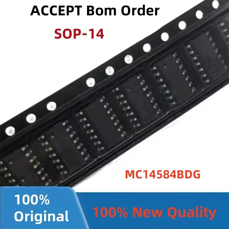 10PCS 100% New MC14584BDG MC14584BDR2G MC1496DR2G SOIC-14 Brand New Original Chips ic