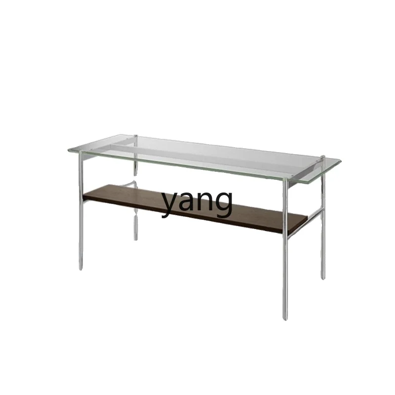 

LH rectangular glass desk personalized conference table negotiation display light luxury desk leisure