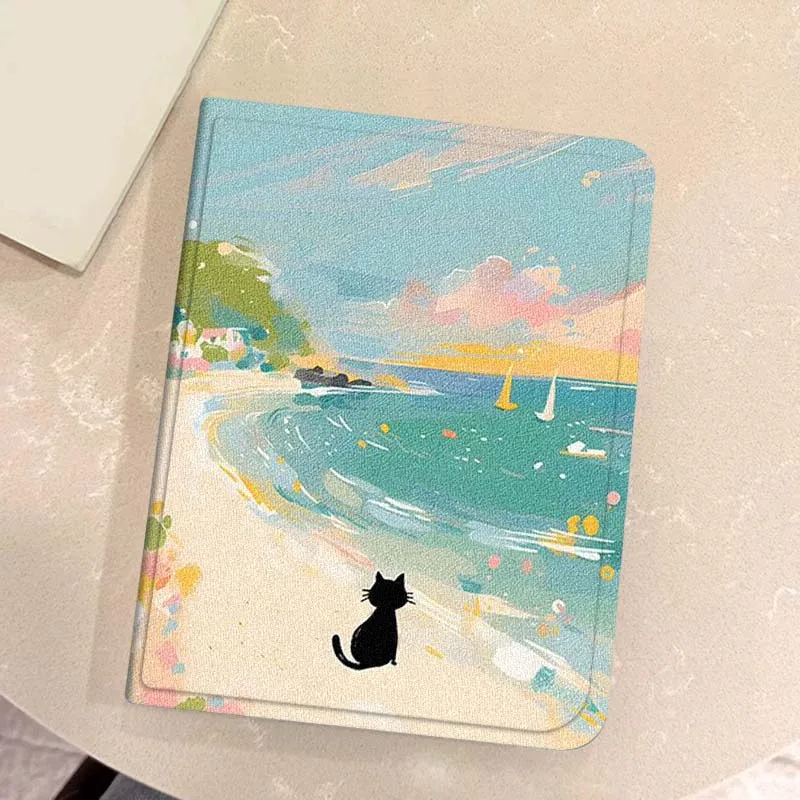 

Capybara Colorful Cartoon Cat For Honor Pad Magic GT GT2 6 X8 V7 V8 X9 8 9 13 X8a X9a Pro 10 12.1 12.5 Inch Tablet Case