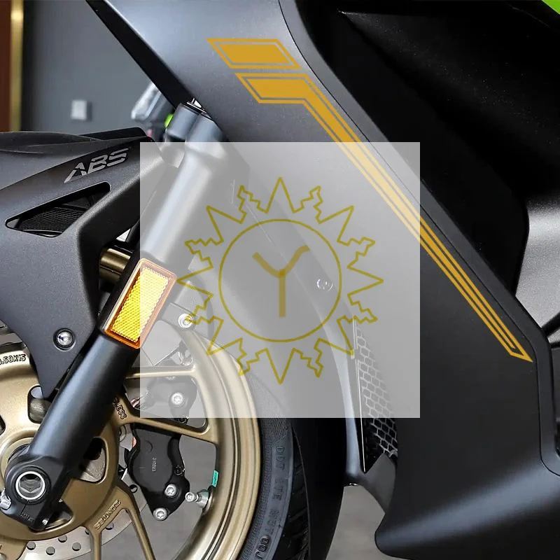 

Motorcycle Front Comb Universal Stickers Motor Body Reflective Waterproof Decal For R1 R3 Mt07 Mt09