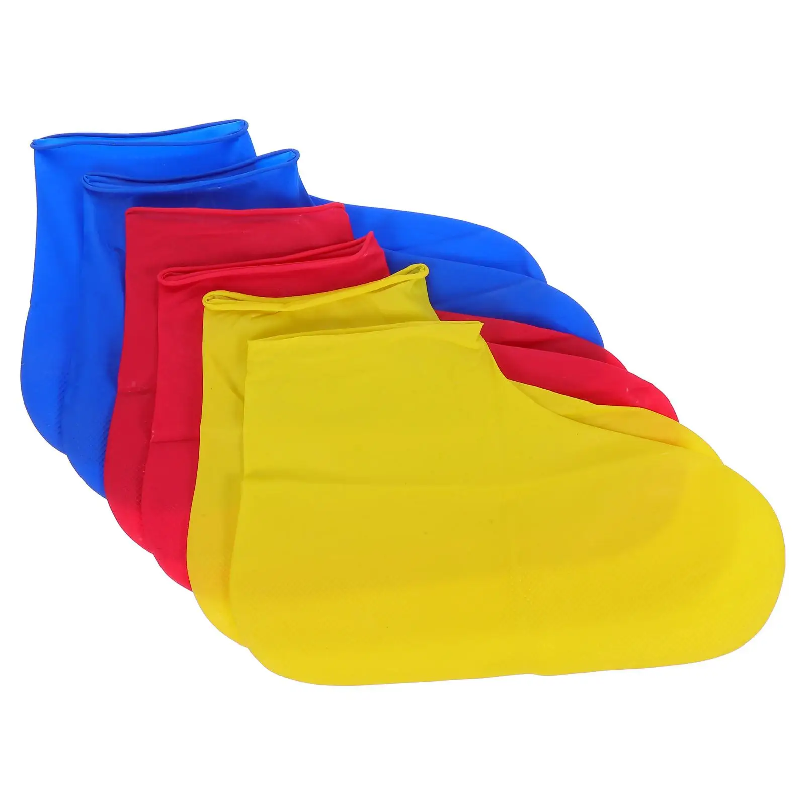

3 Pair Waterproof Disposable Latex Shoe Covers Anti Slip Silicone Rain Shoes Protector Reusable Outdoor Walking Work Party