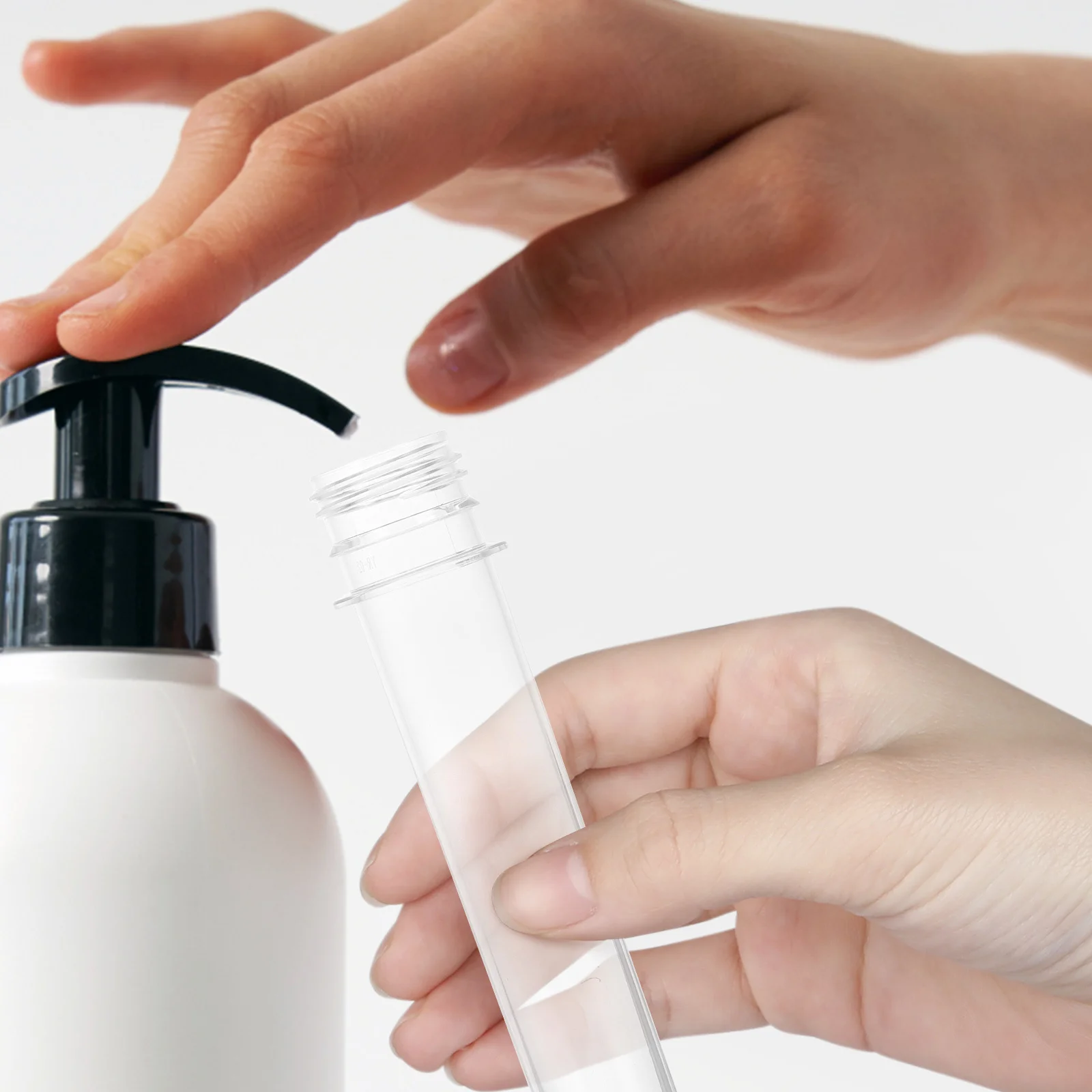 20 Stuks Doorzichtige Plastic Reageerbuizen 45Ml Huisdier Cilindrische Containers Schroefdoppen Voor Wetenschapsexperimenten Hydrocultuur Planten Opslag