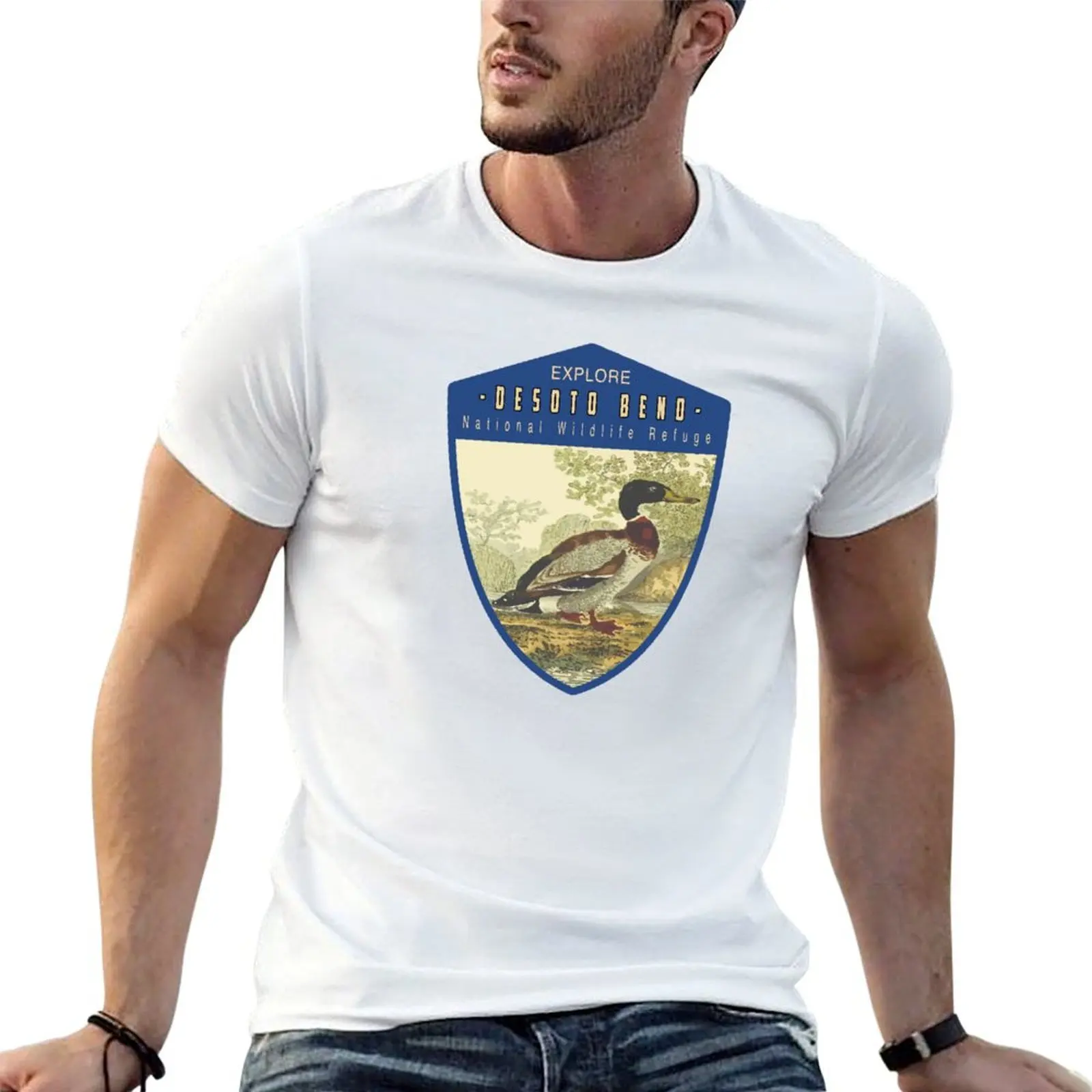 Camiseta Vintage Omaha Nebraska Iowa Desoto Bend DeSoto Wildlife Nebraska, camisetas para hombre, camisetas gráficas, camiseta lisa para hombre