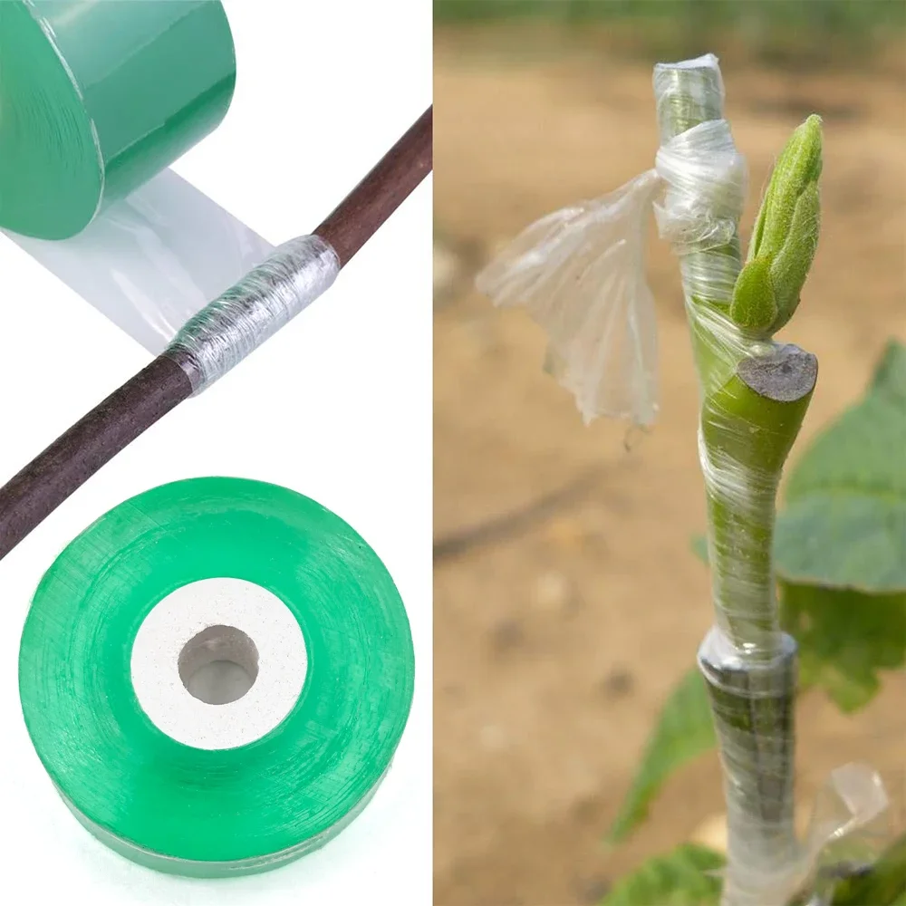 Self-adhesive PE Grafting Tape Film Stretchable Garden Tree Plants Seedlings Vine Tomato Grafting Accessories