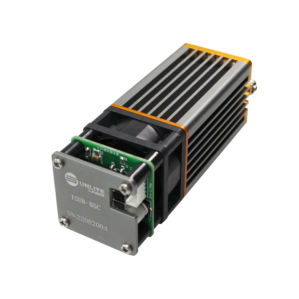 Tête de gravure Laser 5w 10w 445nm, Module de découpe Laser bleu à Diode