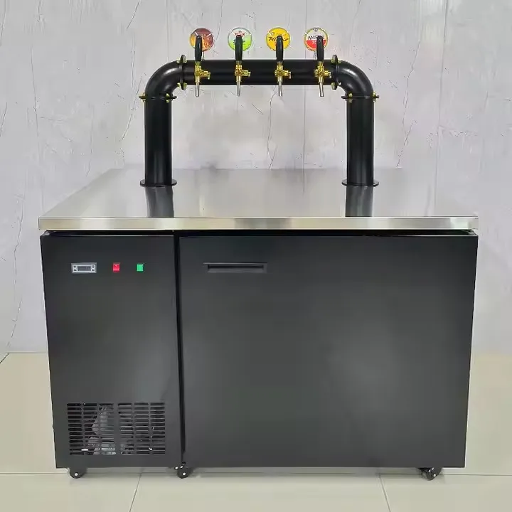 Electric Beer Tower Tap Dispenser Machine Durable Draft Beer Keg Cooler Kegerator Machine With Tap Tower for Sale