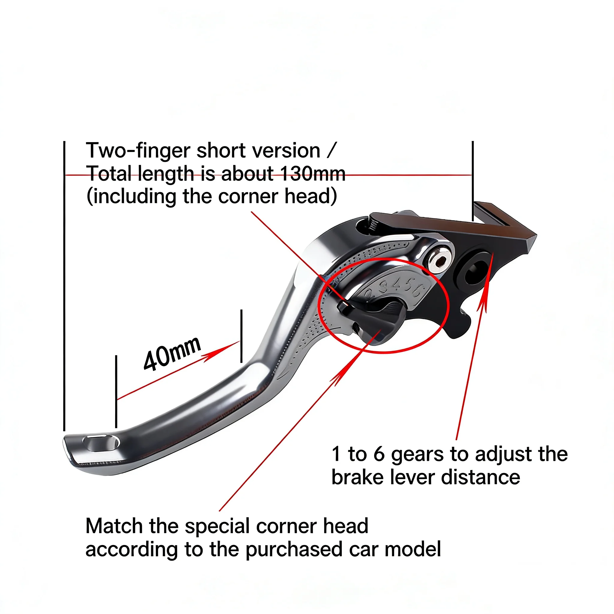 Motorcycle Parking Brake Levers Handlebar Handle Lever With Parking Lock Function For  C400GT C400 GT C 400GT C400X 2018-2025