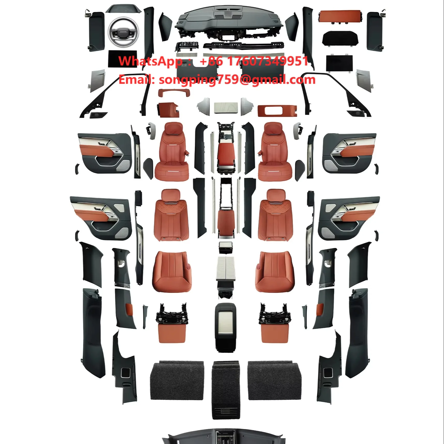 Newly Arrival 2025 L460 RANGE Vogue STYLE 1:1 Facelift Interior Conversion Kit for LHD L405 vogue 2013-2022 Model