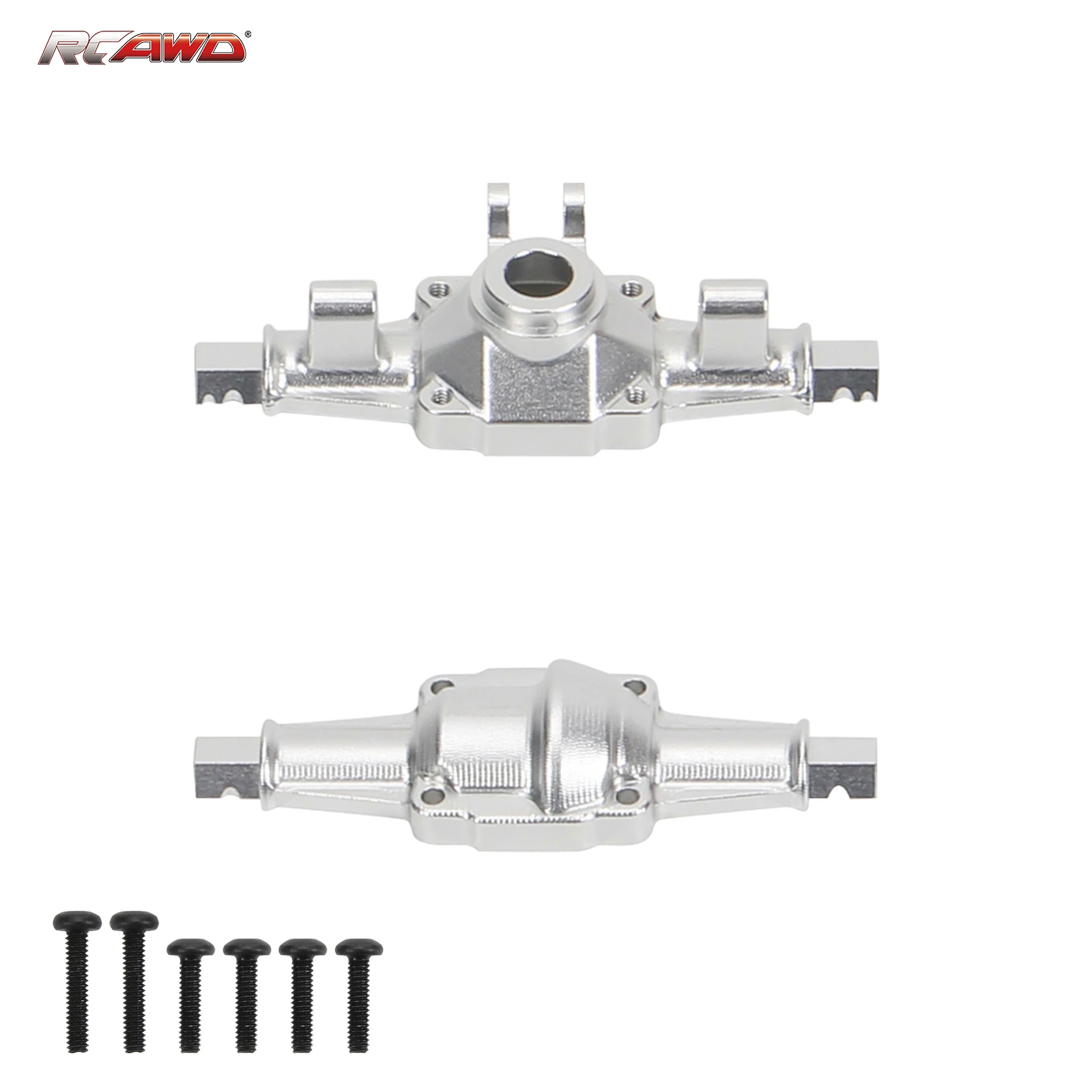 Aluminum alloy Front/rear axle housing for FMS EAZYRC Roc Hobby FCX24 1/24 crawlers Upgrades Parts