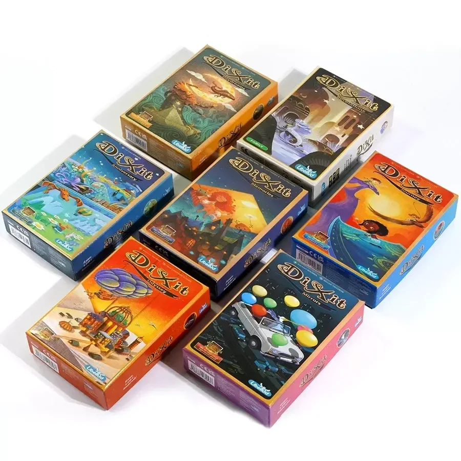 Dixit Game Expansion Pack Mirrors Board Game Origins Quest Odyssey Daydreams Revelations Memories Journey Anniversary Harmonies