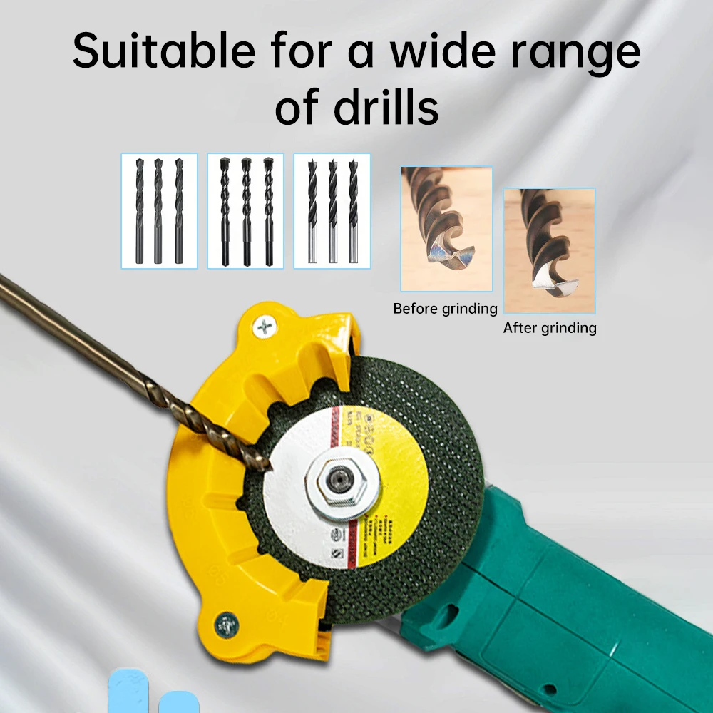 Multipurpose Drill Bit Grinding Sharpener Polishing Grinding Tool Waste Drill Grinding and Polishing Auxiliary Tool