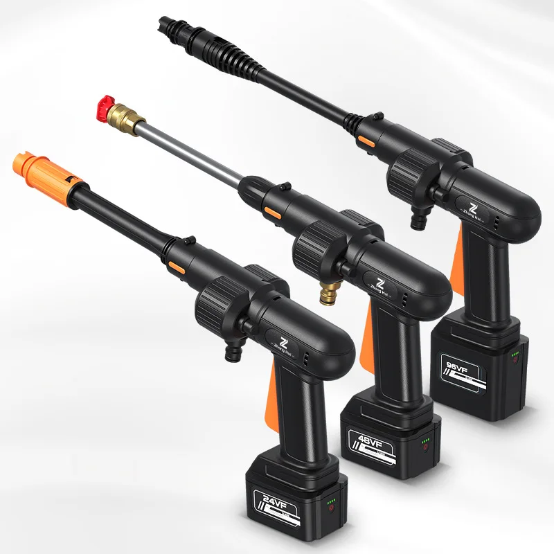 

200 Вт, 10000 мАч, 30 бар, беспроводная автомойка, водяной пистолет высокого давления, портативная мойка высокого давления, пена для батареи Makita