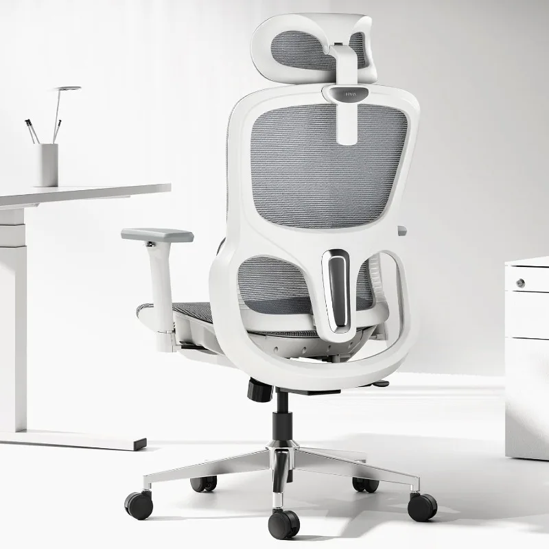 

P2 Ergonomic Office Chair with 3D Lumbar Support, Big and Tall Mesh Chairs with Adjustable 3D Arms, Headrest & Comfortable