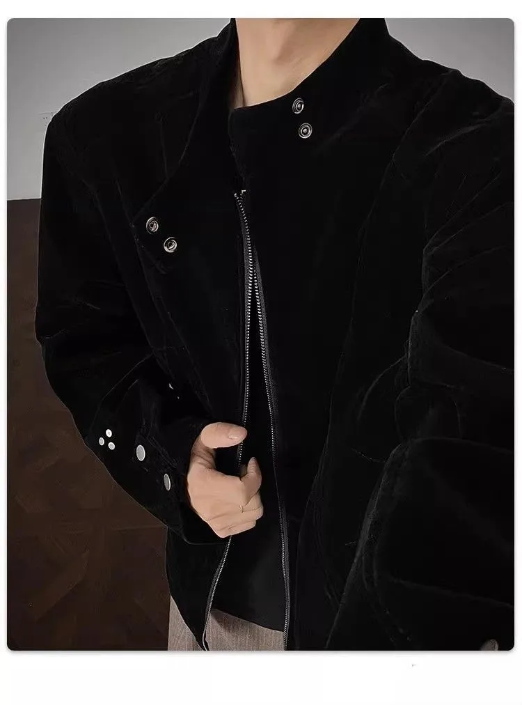 

Куртки-бомберы Женская куртка Techwear Осенняя стереоскопическая одежда для чистки Трехмерная художественная декоративная многослойная простая панель