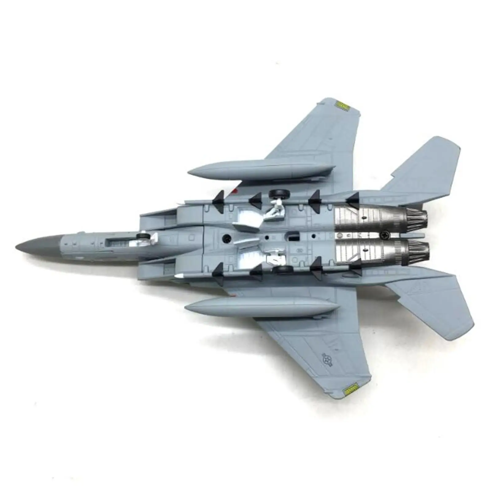 1: 100 Skala Paduan US F-15C Strike Pesawat Tempur Model Miniatur Pesawat Kokoh Diecast Logam Model Pesawat Mainan untuk Koleksi