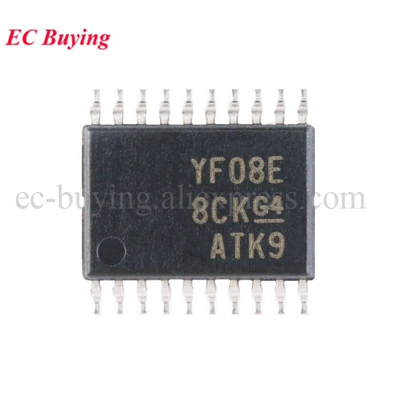 20Pcs/1pc TXS0108EPWR TXS0108EPW TXS0108E TXS0108 YF08E TSSOP-20 8 bit Bi-directional Logic Level Converter Chip IC New Original