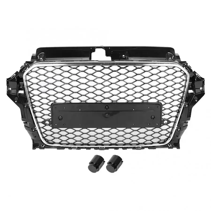 

Racing Grills Front Hood Grille Car Front Bumper Grill Center Grille for RS3 Grill for A3/S3 8V 2014-2016