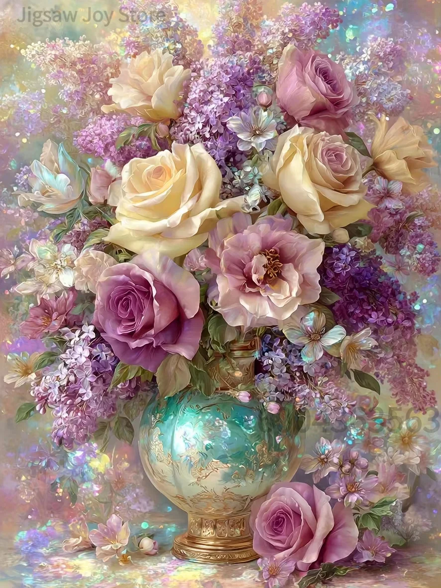 Nature Scenery Jigsaw Puzzle,Colorful Floral,Vivid Castle,Fuji Cherry Blossom,Tuscany Sunflower Art,Multi Sizes Paper Puzzle