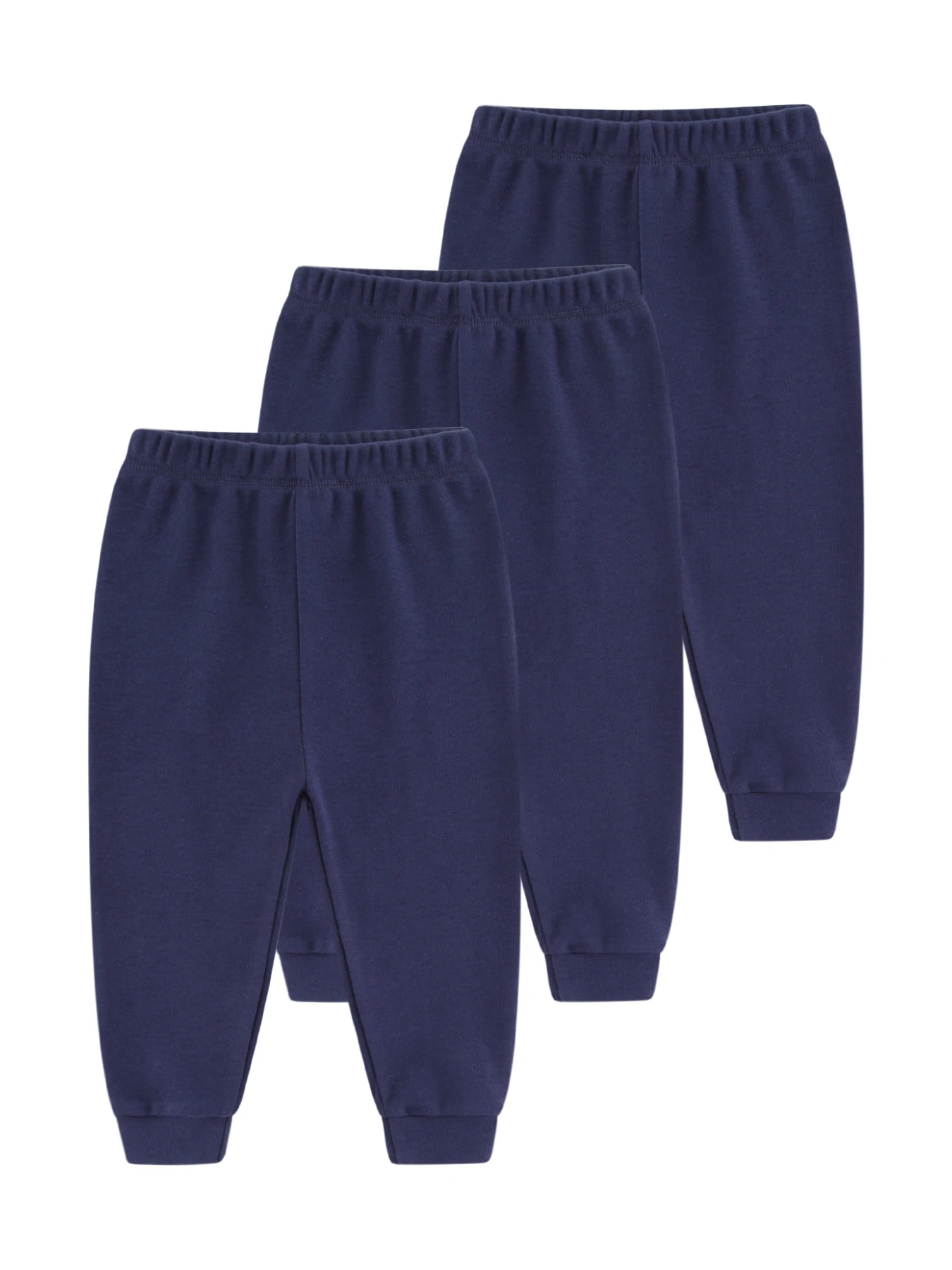 3-teilige Vier-Jahreszeiten-Hose für Babys, Jungen und Mädchen, 100 % Baumwolle, Neugeborene, 0–24 Monate, einfarbig, Säuglings-Outfits