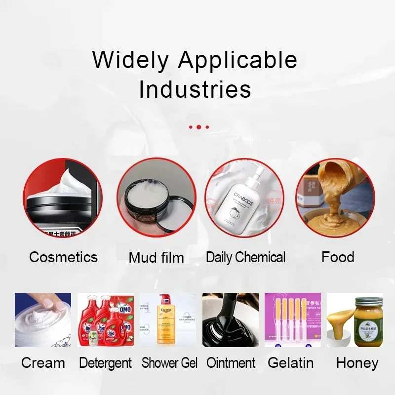 500L-High Quality New Industrial Vacuum Mixer Emulsifying Homogeneous Emulsifying Machine