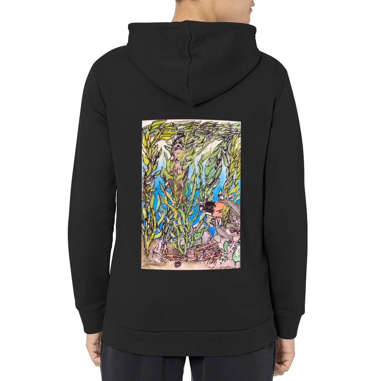 

Kelp Forest Daydream Hoodie men's sweat-shirt set korean clothes fashion men men's coat hoodie