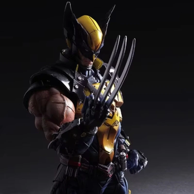 Marvel Comics Wolverine X-Men Vendita calda 28 cm Action Figure Pvc Personaggio Ornamenti Ornamento da tavolo Figurine da collezione alla moda