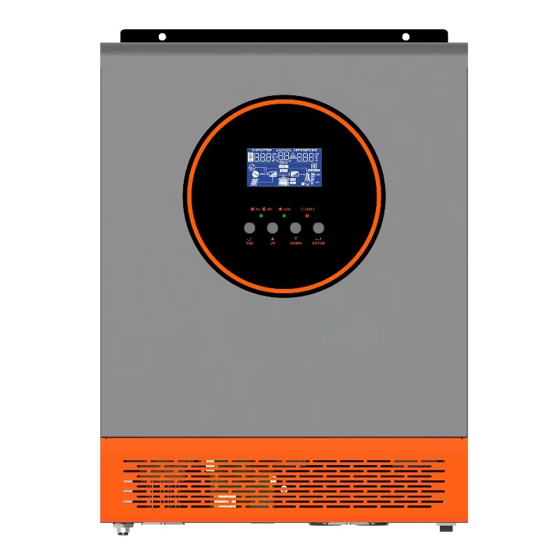 PowMr New Product 2.4KW 24V 110/120Vac Pure Sine Wave Off Grid Solar Inverter Built in Charge Controller