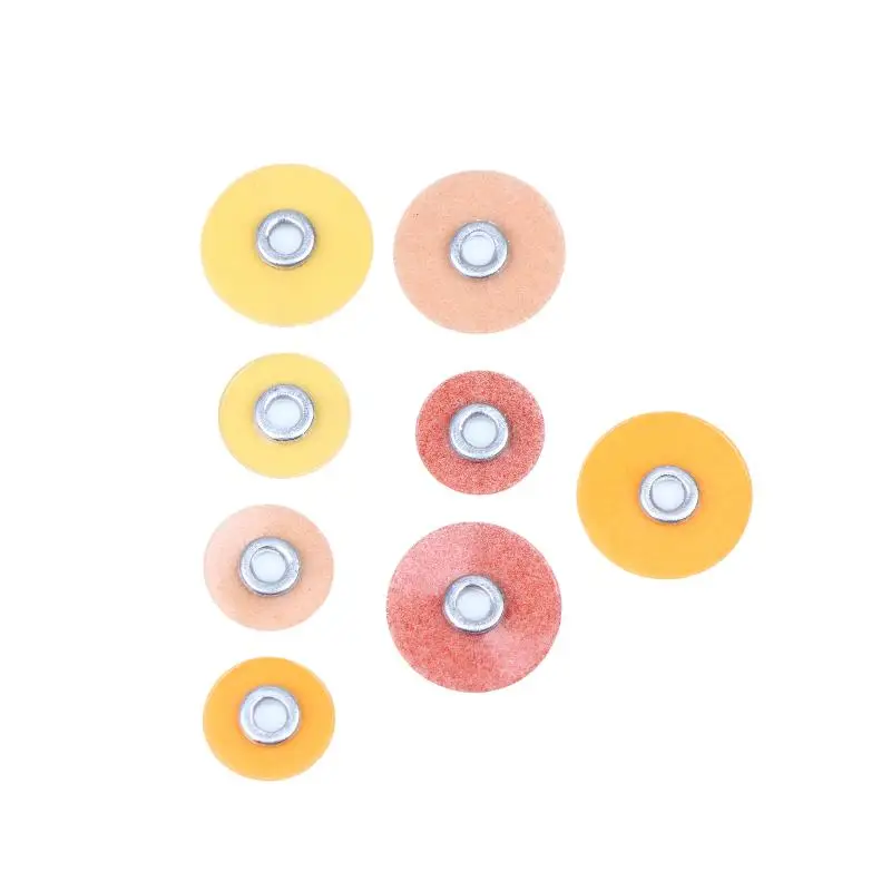 Dental Prosthesis Polishing Discs Multi-Grit Sanding Discs Set For 30Pcs Polishing Disc Kits + 1 Rod