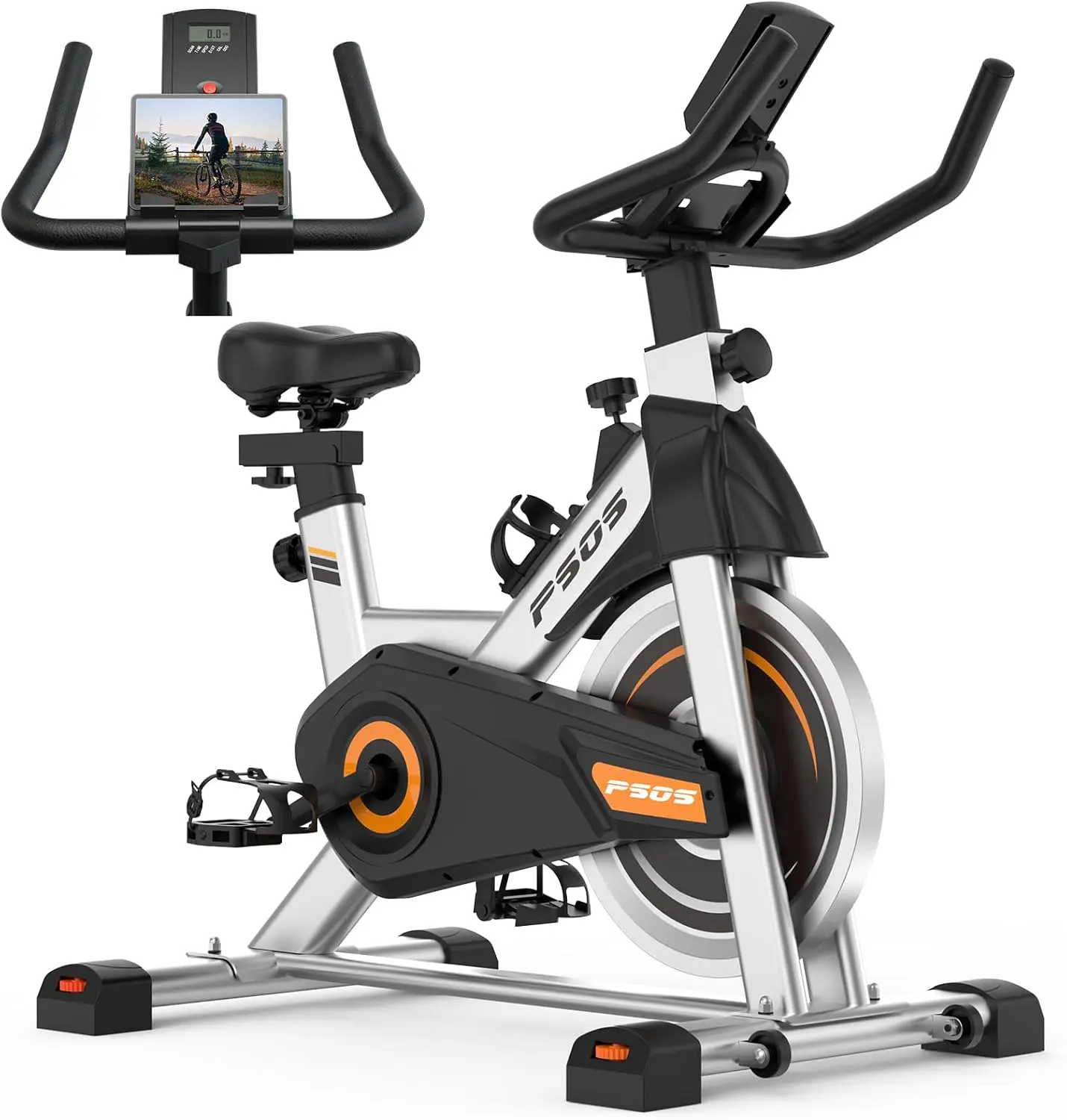 

Exercise Bike, Stationary Bikes for Home Gym,Workout Bike With Belt Drive