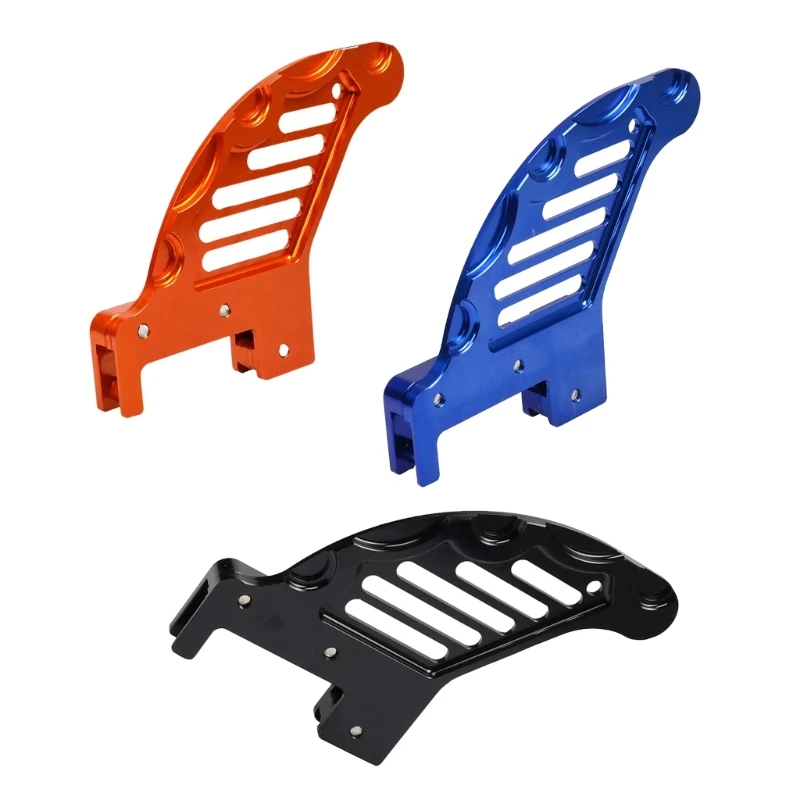 Aluminum Rear Brake Disc Guard For MC125 MC250 MC250F MC350F Motorcycles, Slotted Integrated Panel with Machined Form and Smooth