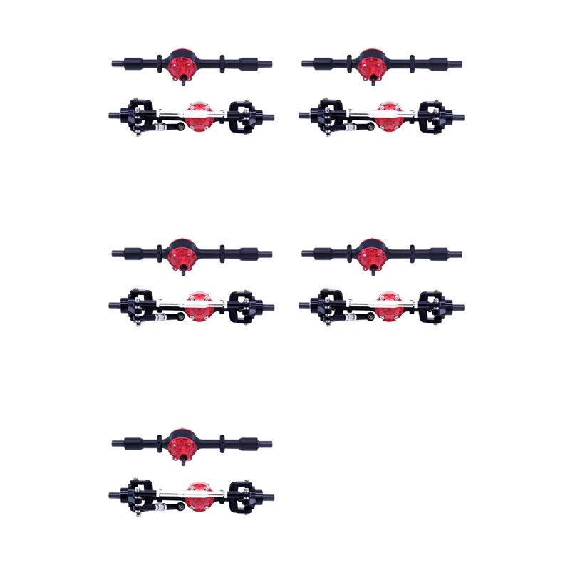 

DELAM-5X Металлический передний и задний мост для WPL C14 C24 C34 C44 B14 B24 1/16 Обновление радиоуправляемого автомобиля, детали, аксессуары, черный