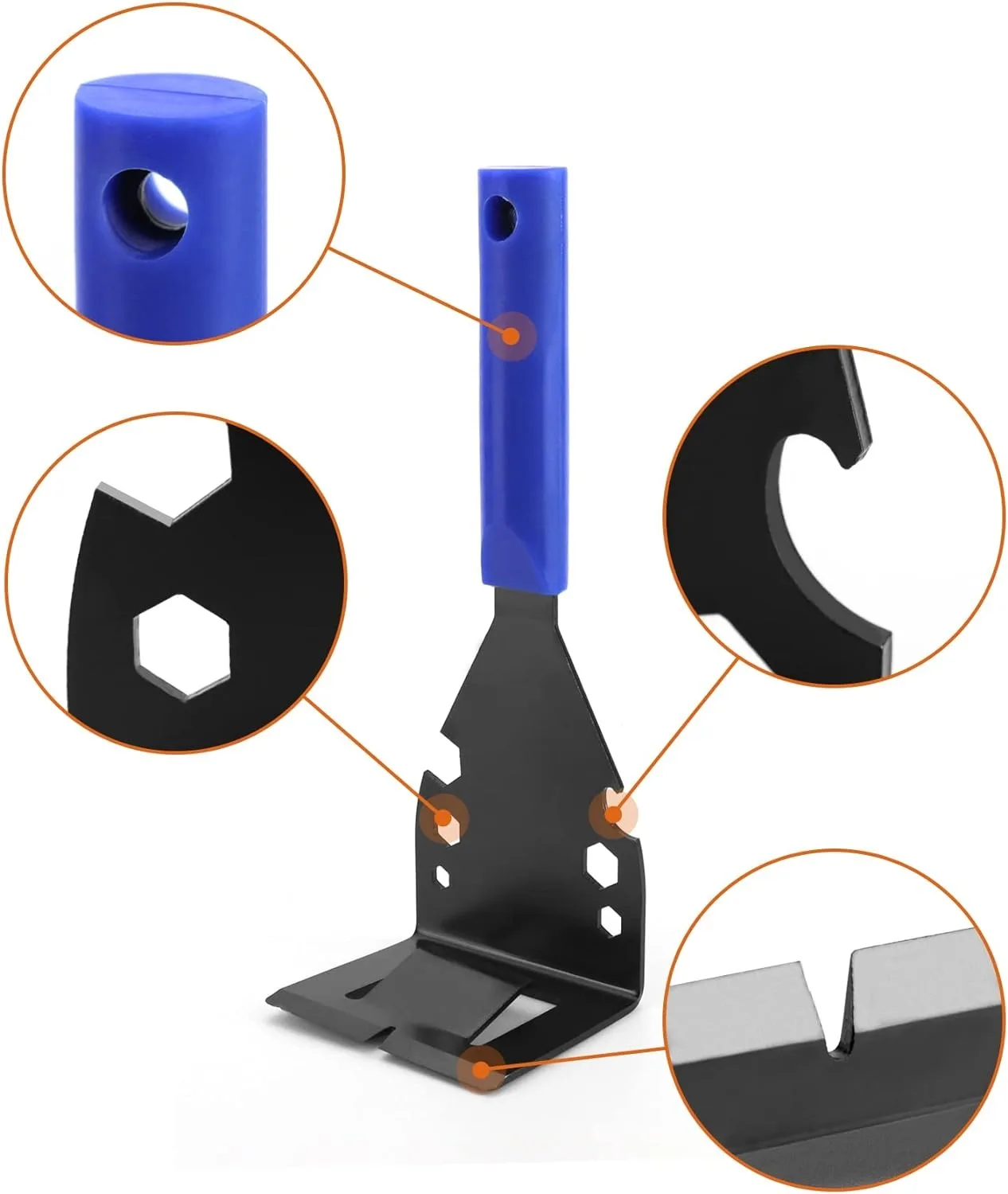 Imagem -06 - Multi Tool Floor Lifter para Casa Pry Bars Trim Extrator Moldagem Remoção Telha de Madeira Pry Bar