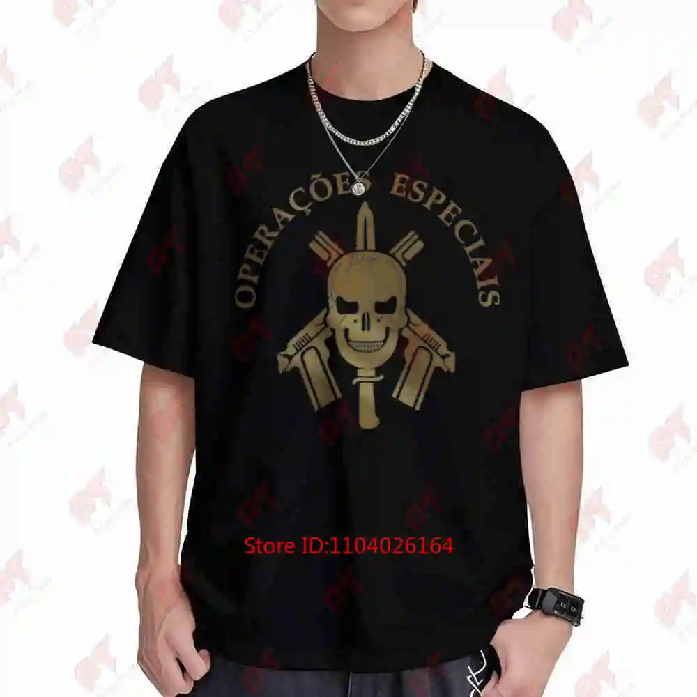 BOPE Tropa De Elite Battalion 1960s Short Sleeve Tee 100% Cotton T-Shirt