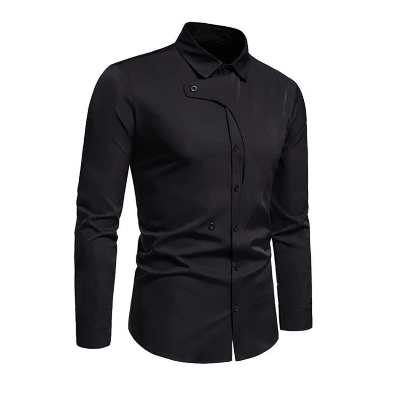 WVGA Spring Autumn New Man Tide Slim Fit Trendy Personality Long Sleeve Shirt Niche Chic Casual Versatile Jacket Tops Ins W14983