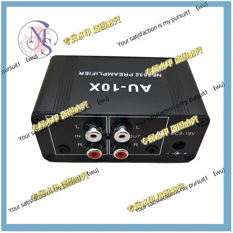 1Pcs NE5532 Stereo Music Audio Signal Preamplifier, Gain 20db RCA 3.5MM Volume Control, Timbre, DC 12V