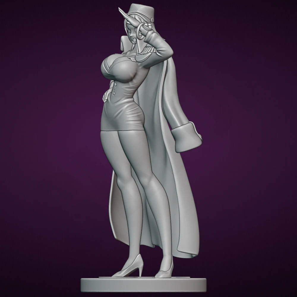 1/24 сексуальная Admiral Girl 3D модель с принтом, комплект в разобранном виде, модель из смолы, фигурка, игрушка, миниатюрная уменьшающая статуя, неокрашенные эффектные игрушки