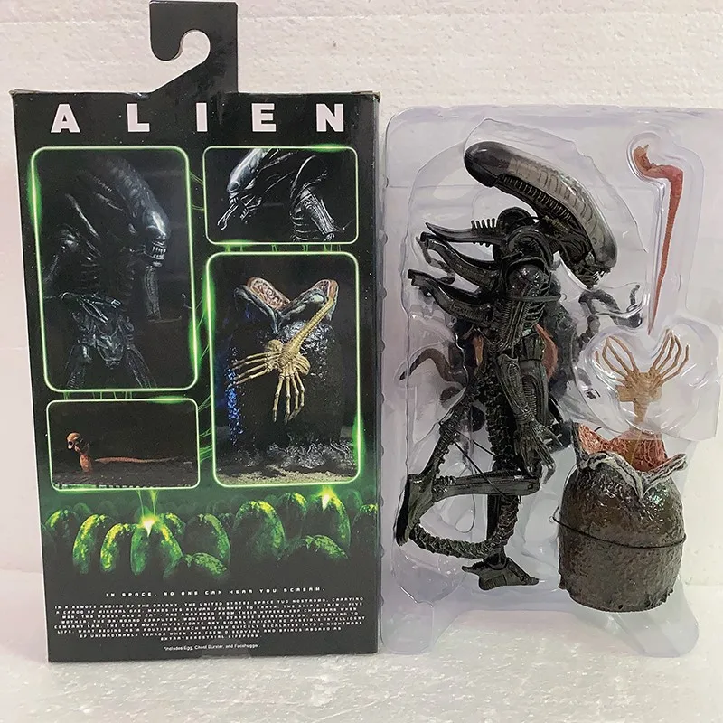 

NECA Alien Big Chap Alien Figure Big Chap Alien Predator 40th Anniversary Egg Facehugger Figurine Model Toy Doll Gifts