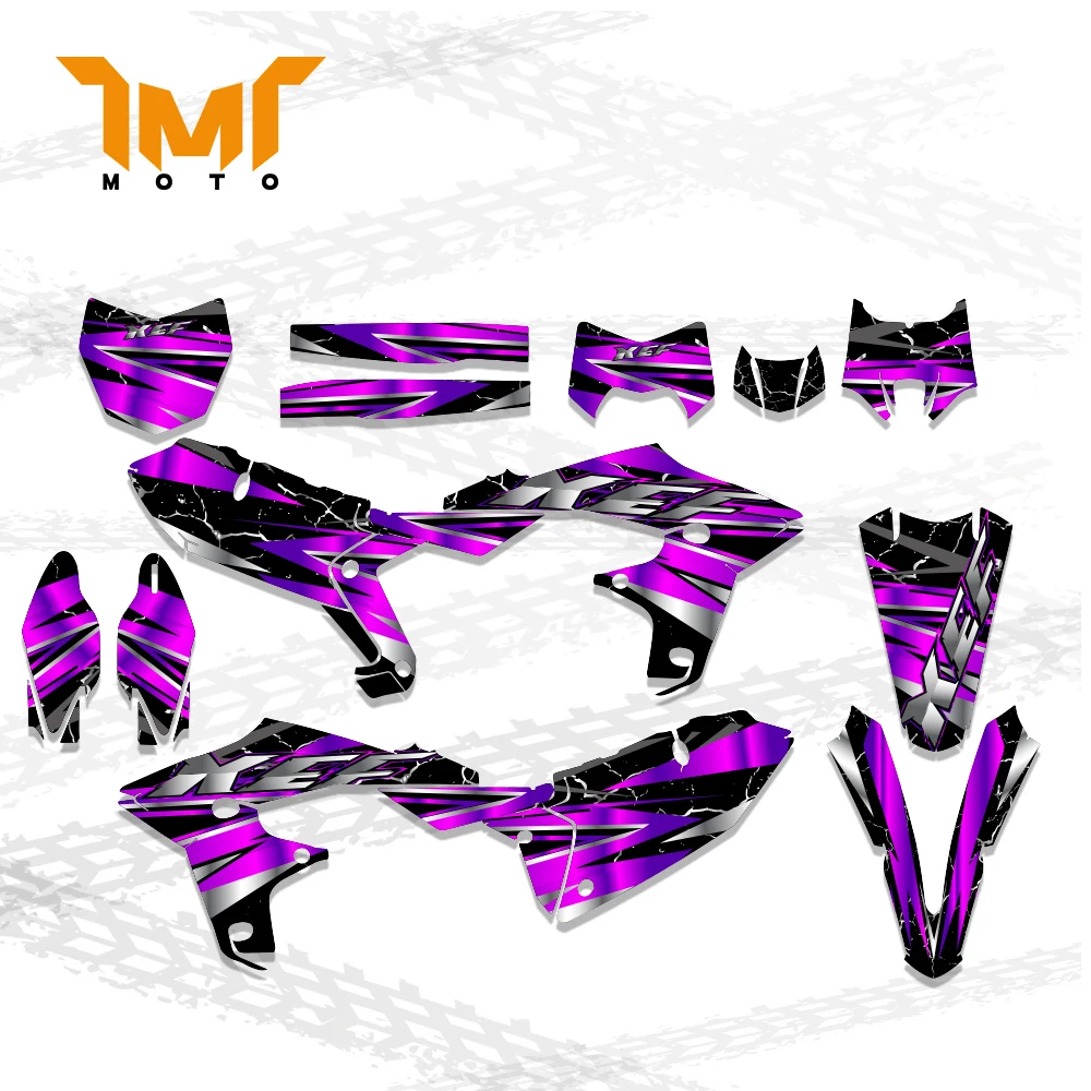 fantic-xef-250-xef-450-xef250-xef450-2021-2022-フルグラフィックデカールステッカーオートバイ背景