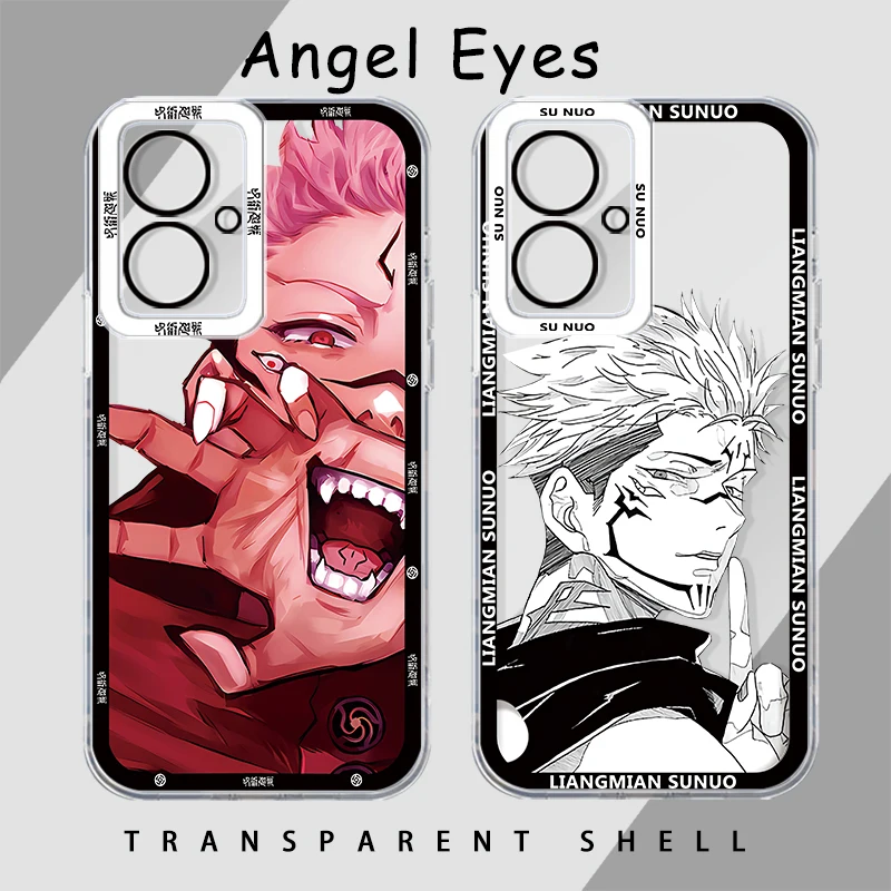 Jujutsu Kaisen Itadori Yuji Phone Case For OPPO A55 A57 A58 A60 A72 A73 A74 A76 A78 A79 A92 A94 A95 A96 A98 Angel Eye Cover Soft